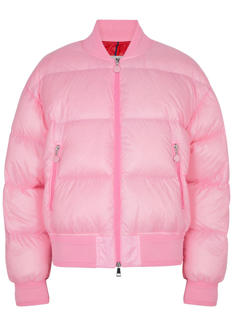 MONCLER-Merlat quilted shell bomber jacket 