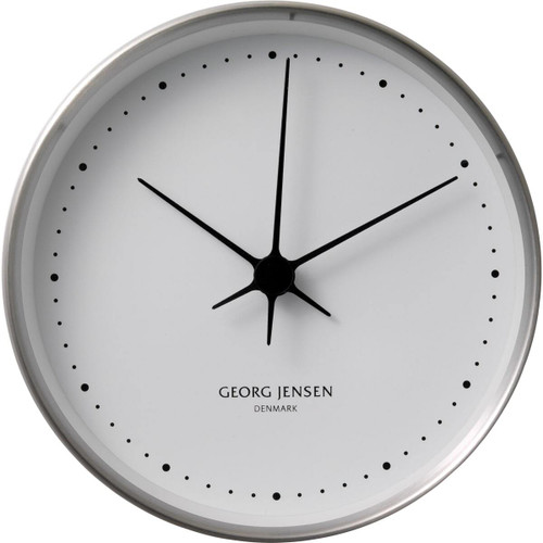 GEORG JENSEN-Koppel 22 cm wall clock with white dial