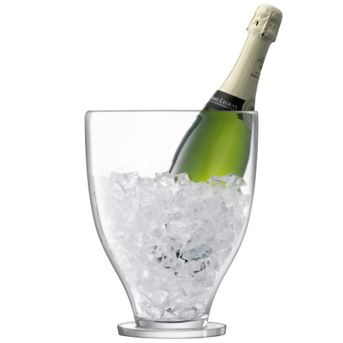 LSA INTERNATIONAL-Epoque champagne bucket h26.5cm clear