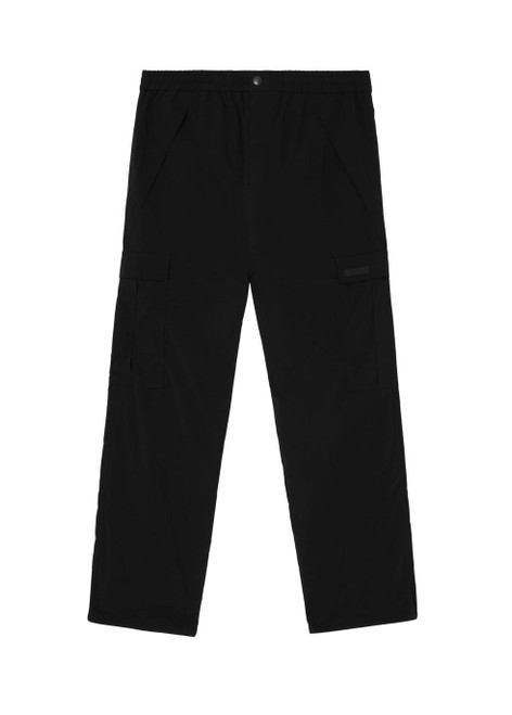 BURBERRY-Logo detail cargo trousers