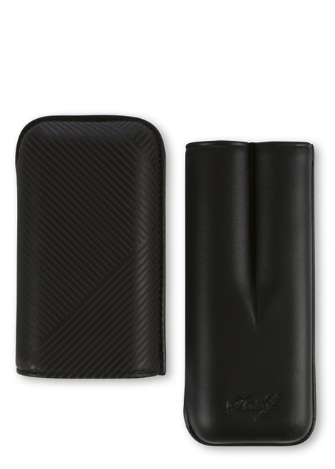 DAVIDOFF-Black Leaf XL-2 Leather Cigar Case