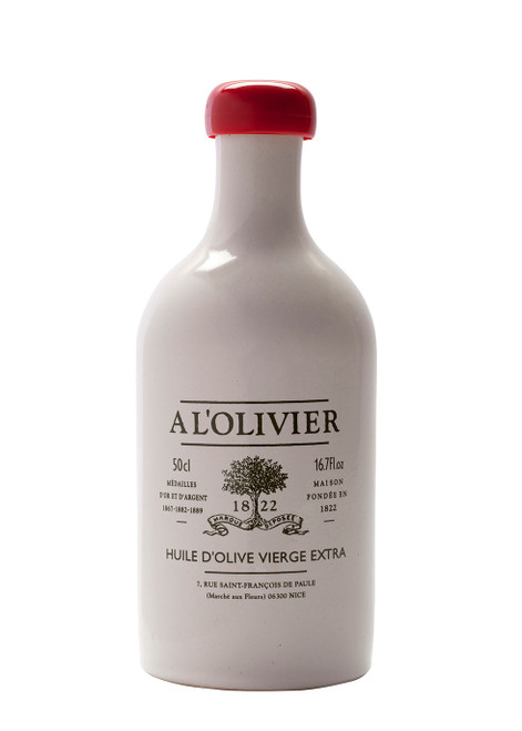A L'OLIVIER-Extra Virgin Olive Oil in Stone Jar 500ml