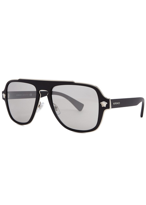VERSACE-Aviator-style sunglasses