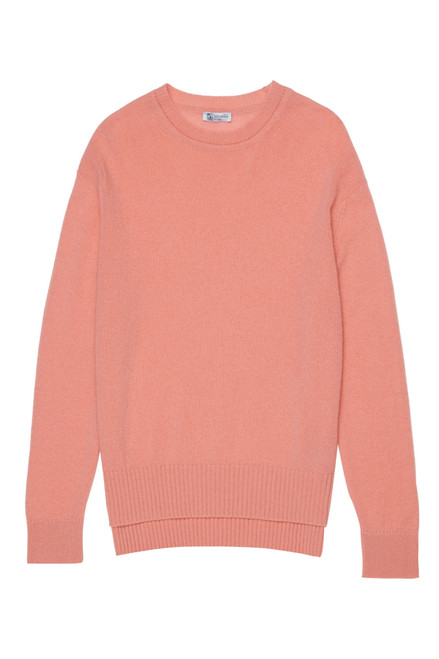 JOHNSTONS OF ELGIN-Slouchy stepped hem jumper