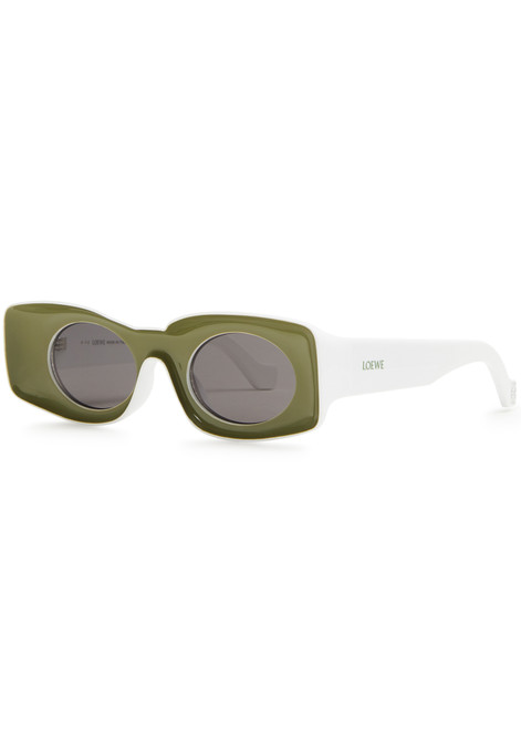 LOEWE-X Paula's Ibiza rectangle-frame sunglasses