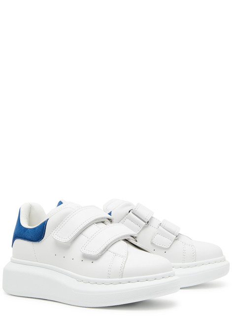 ALEXANDER MCQUEEN-KIDS Oversized leather sneakers