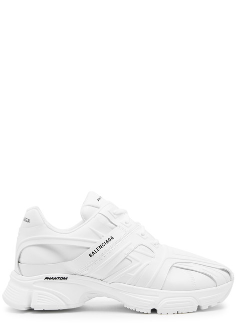 BALENCIAGA-Phantom panelled leather sneakers