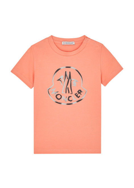 MONCLER-KIDS Logo-print cotton T-shirt 
