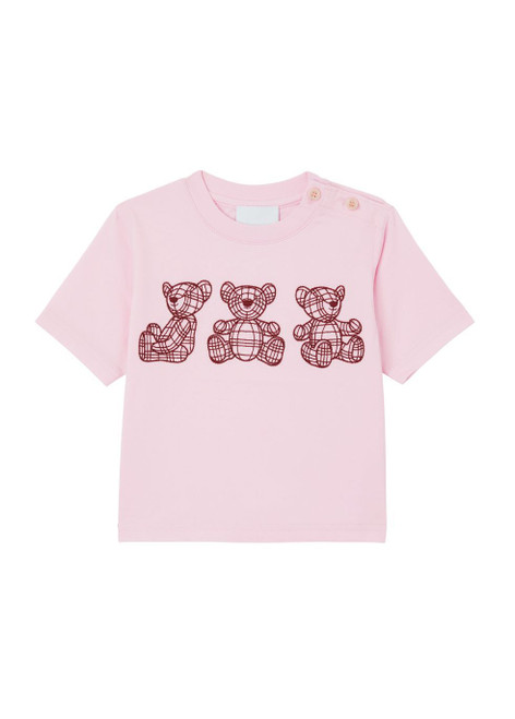 BURBERRY-Thomas bear motif cotton t-shirt