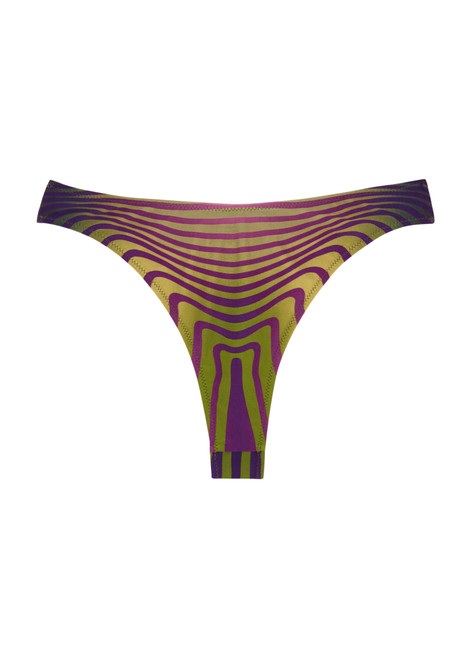 JEAN PAUL GAULTIER-The Morphing printed thong bikini briefs