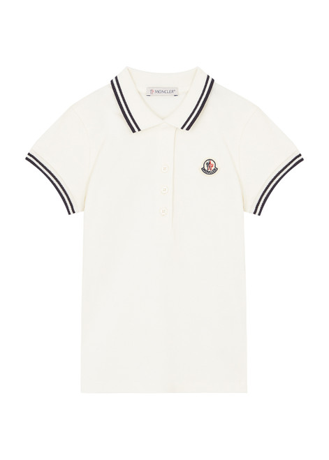 MONCLER-KIDS Piqué cotton polo shirt (4-6 years)