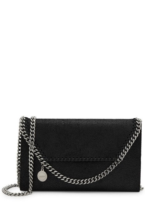 STELLA MCCARTNEY-Falabella mini faux suede cross-body bag