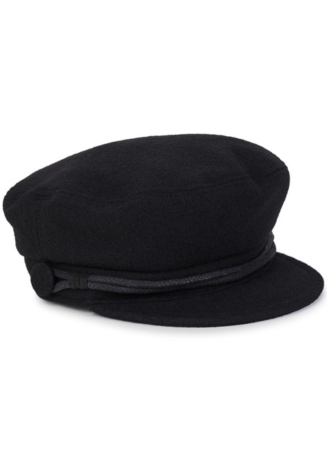 MAISON MICHEL PARIS-New Abby black wool cap