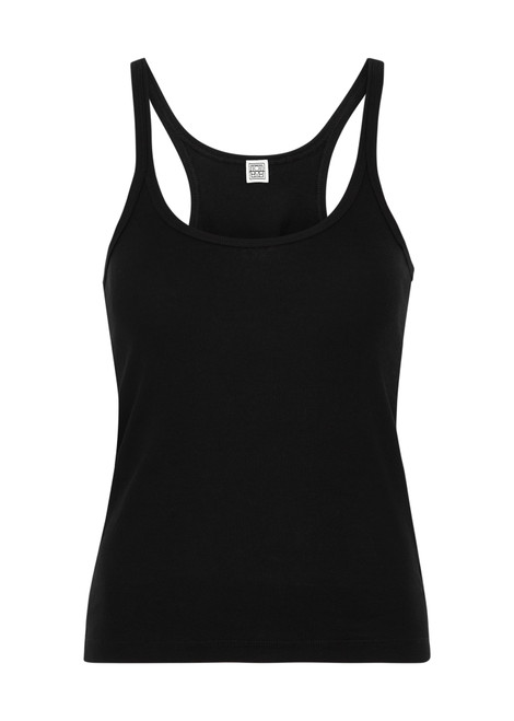 TOTEME-Ribbed stretch-cotton tank