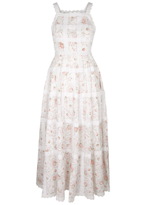 NEEDLE & THREAD-Sophia floral-print cotton gown 