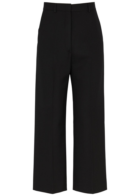 ACNE STUDIOS-Pera cropped wool-blend trousers