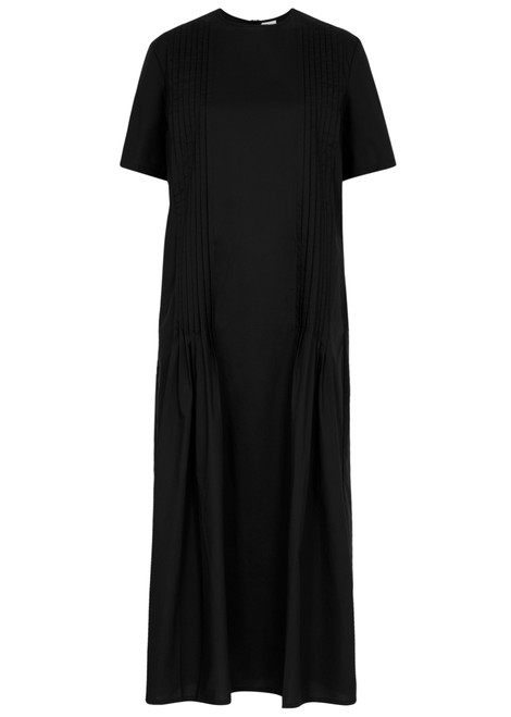FOEMINA-Eve pleated cotton-poplin midi dress 