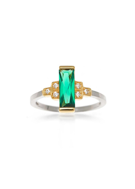 LAURA VANN-Audrey crystal-embellished ring