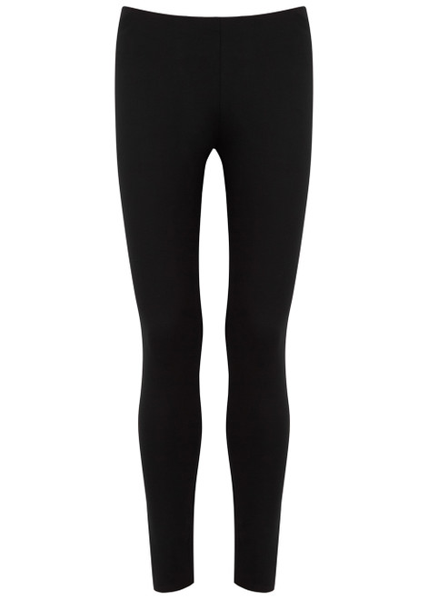 THE ROW-Woolworth black stretch-jersey leggings