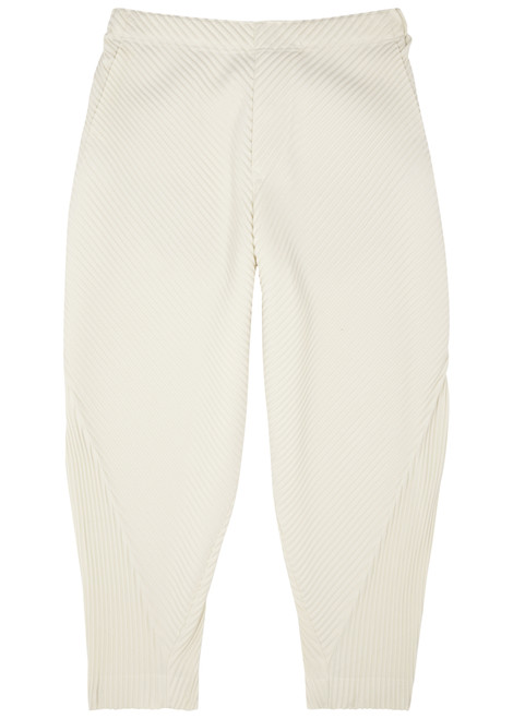 HOMME PLISSÉ ISSEY MIYAKE ジョガーパンツ 白 000829095-R617204006-1?