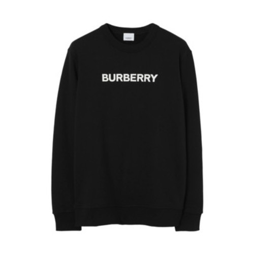 BURBERRY-Logo cotton sweatshirt
