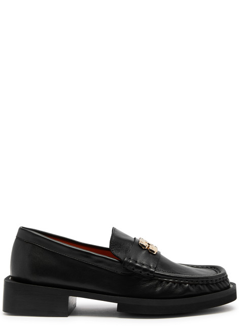 GANNI-40 leather loafers 