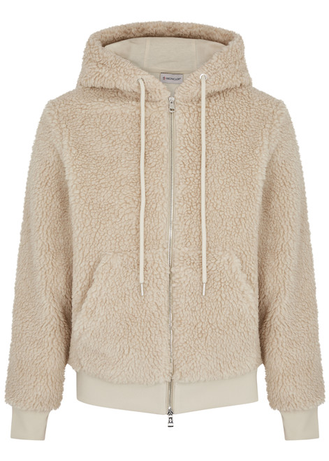 MONCLER-Faux shearling jacket