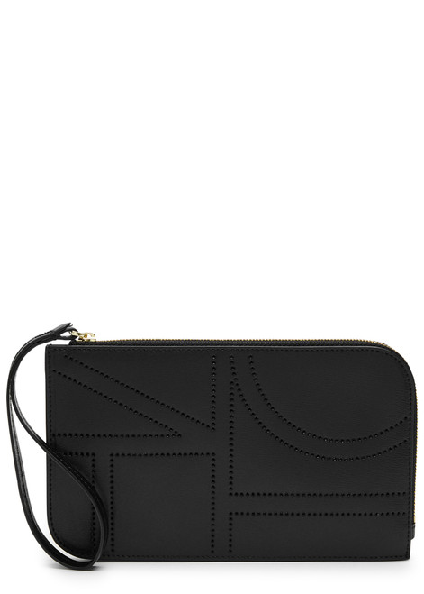 TOTEME-Monogram leather pouch