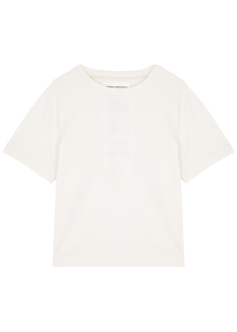 EXTREME CASHMERE-N°267 Tina cotton and cashmere-blend T-shirt 