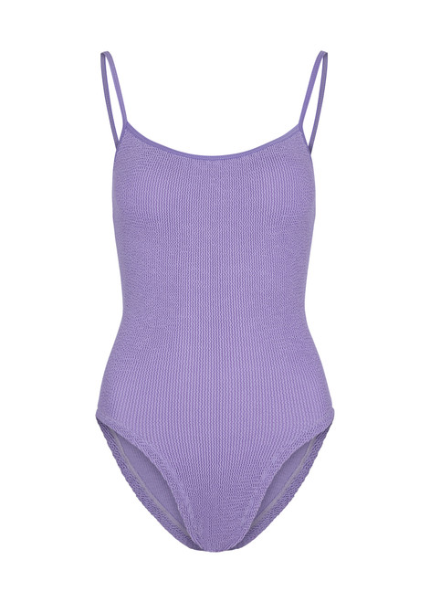 HUNZA G-Pamela seersucker swimsuit