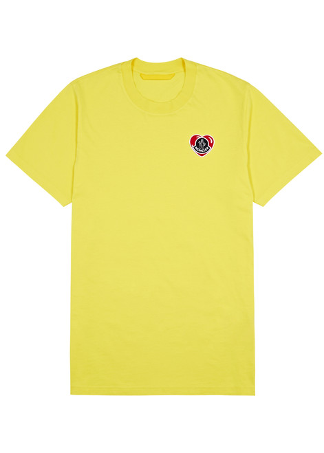 MONCLER-Logo-appliqué cotton T-shirt
