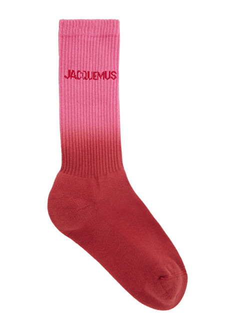 JACQUEMUS-Les Chaussettes Moisson ombré cotton-blend socks