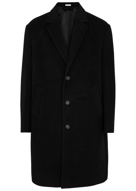 ALEXANDER MCQUEEN-Wool and cashmere-blend coat 