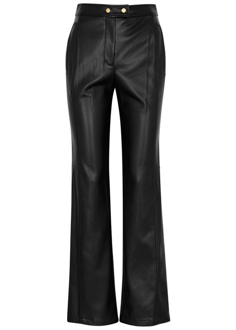 JONATHAN SIMKHAI-Dahlia faux leather trousers