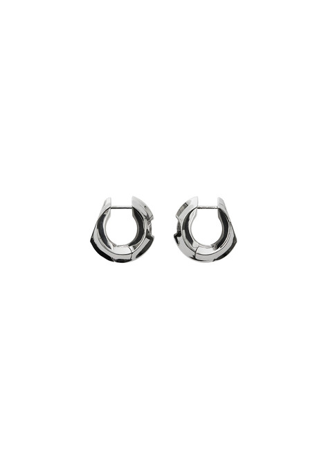 BURBERRY-Small hollow hoop earrings