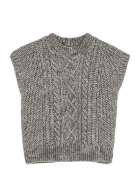 SKALL STUDIO-Tilia cable-knit wool vest