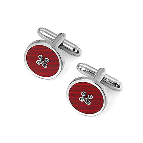 ASPINAL OF LONDON-The silver button cufflinks