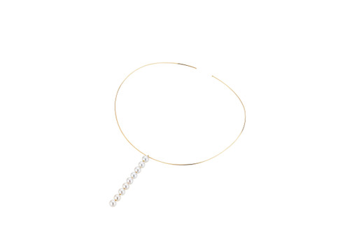 MOZAFARIAN-White pearl necklace