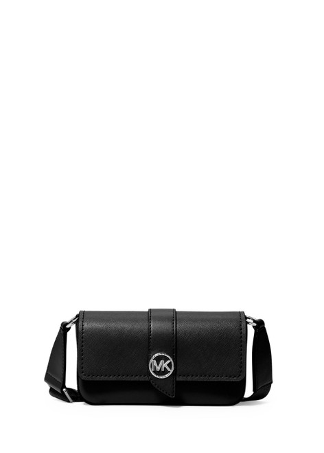 MICHAEL MICHAEL KORS-Greenwich extra-small saffiano leather sling crossbody bag