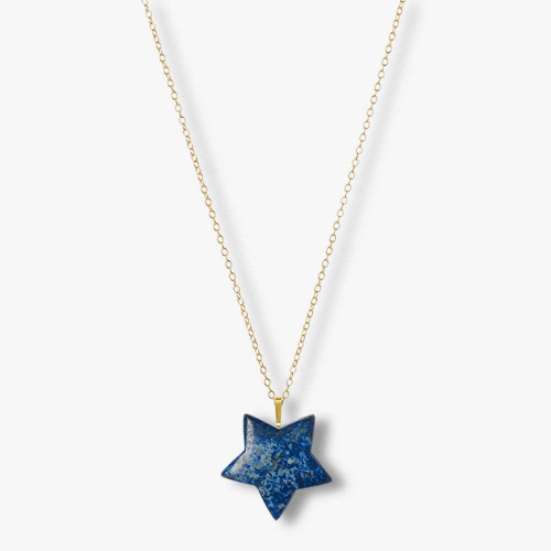 THE ALKEMISTRY-The alkemistry 18ct yellow gold plain star iqra necklace