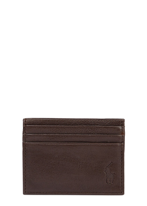 POLO RALPH LAUREN-Leather card holder