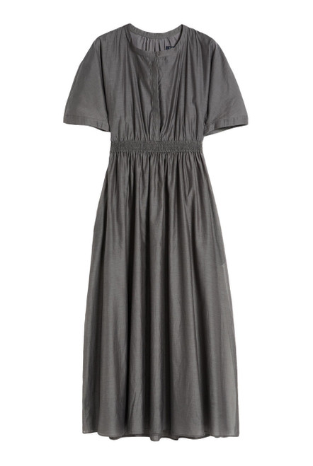S MAX MARA-Cotton and silk voile dress
