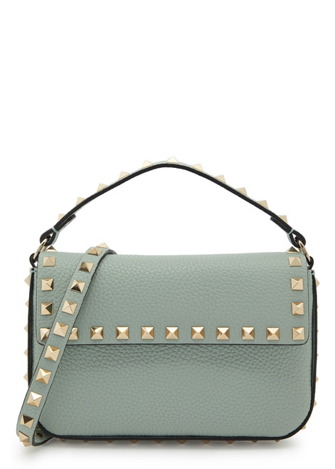 VALENTINO GARAVANI-Rockstud leather cross-body bag 