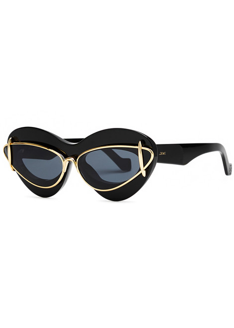 LOEWE-Double-frame cat-eye sunglasses