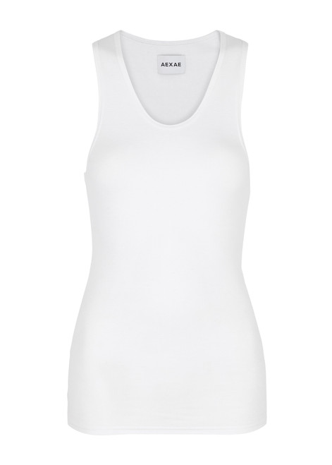 AEXAE-Ribbed cotton tank