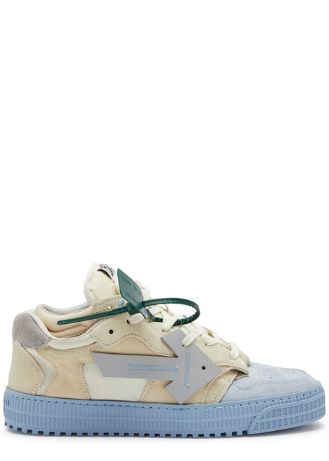 OFF-WHITE Floating Arrow 3.0 suede sneakers | Harvey Nichols