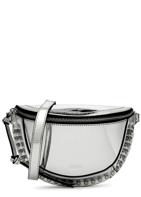 ISABEL MARANT-Skano metallic leather belt bag