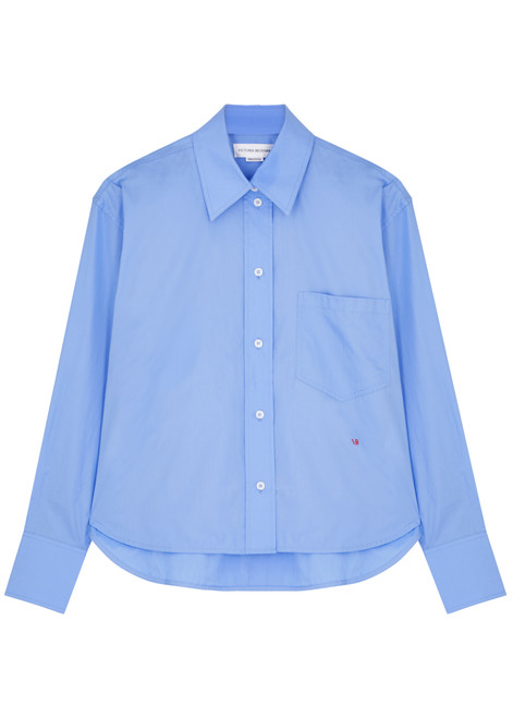 VICTORIA BECKHAM Cotton-poplin shirt | Harvey Nichols