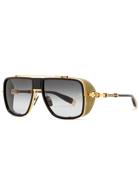 BALMAIN EYEWEAR-O.R. aviator-style sunglasses