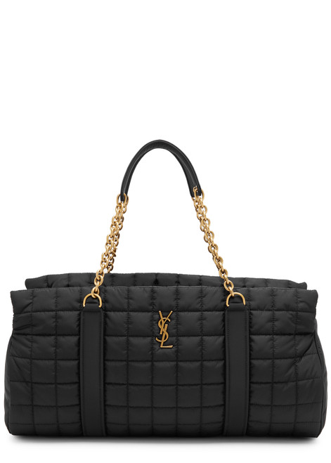 SAINT LAURENT-Gloria quilted nylon holdall 